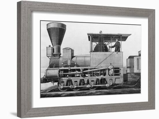 19th Century Locomotive-Science Source-Framed Giclee Print