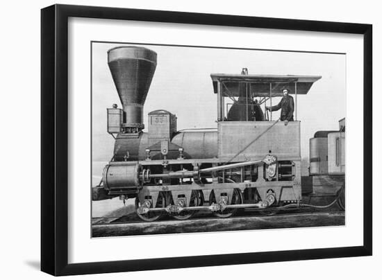 19th Century Locomotive-Science Source-Framed Giclee Print