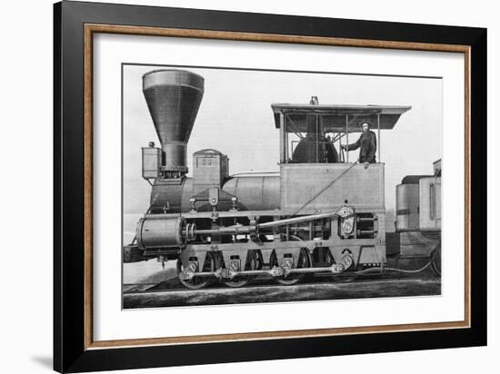 19th Century Locomotive-Science Source-Framed Giclee Print