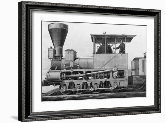 19th Century Locomotive-Science Source-Framed Giclee Print