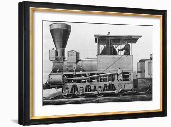 19th Century Locomotive-Science Source-Framed Giclee Print