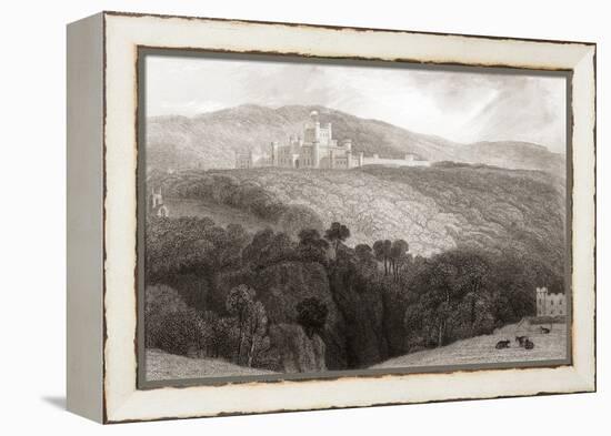 19th Century View of Lowther Castle-null-Framed Premier Image Canvas