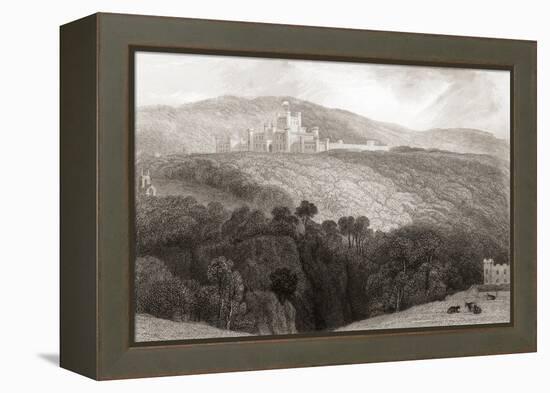 19th Century View of Lowther Castle-null-Framed Premier Image Canvas