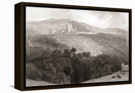 19th Century View of Lowther Castle-null-Framed Premier Image Canvas