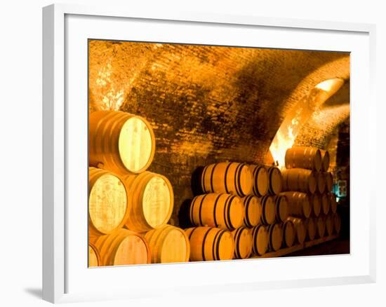 19th Century Wine Cellar, Juanico Winery, Uruguay-Stuart Westmoreland-Framed Photographic Print