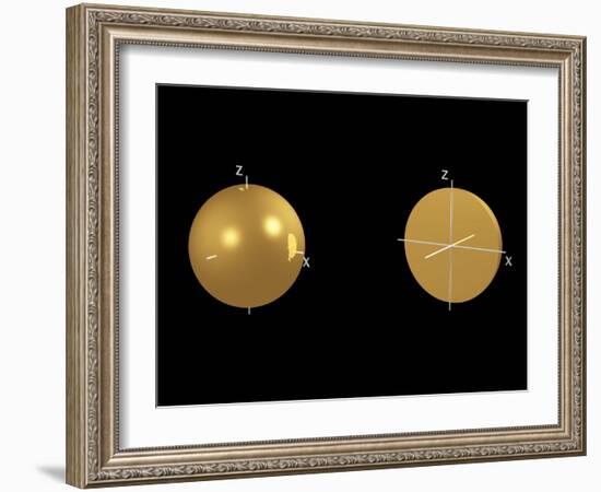 1s Electron Orbital-Dr. Mark J.-Framed Photographic Print