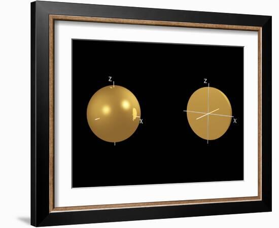 1s Electron Orbital-Dr. Mark J.-Framed Photographic Print