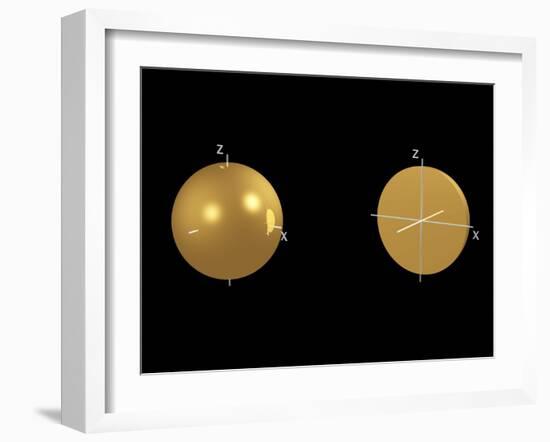 1s Electron Orbital-Dr. Mark J.-Framed Photographic Print