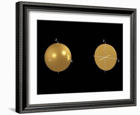 1s Electron Orbital-Dr. Mark J.-Framed Photographic Print