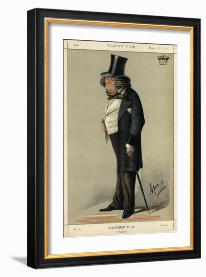 1st Earl of Dudley, Vanity Fair-Carlo Pellegrini-Framed Art Print