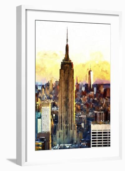 1WTC & Empire State II-Philippe Hugonnard-Framed Giclee Print