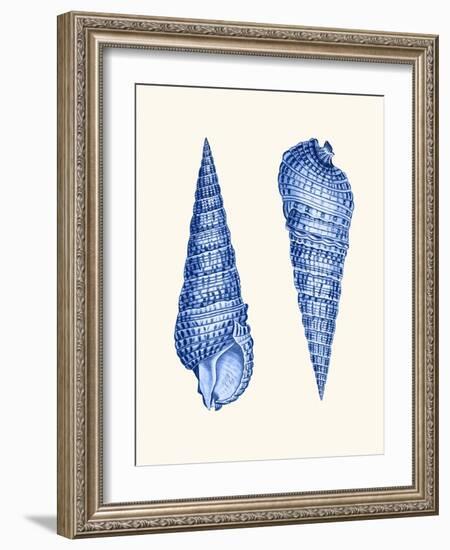 2 Blue Shells a-Fab Funky-Framed Art Print