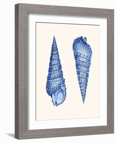 2 Blue Shells a-Fab Funky-Framed Art Print