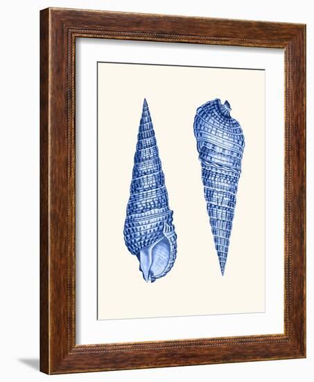 2 Blue Shells a-Fab Funky-Framed Art Print