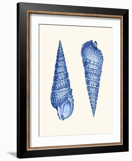 2 Blue Shells a-Fab Funky-Framed Art Print