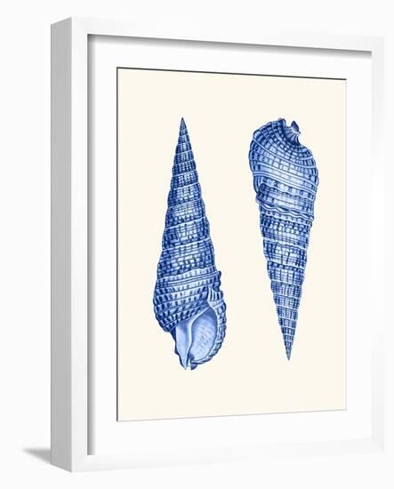 2 Blue Shells a-Fab Funky-Framed Art Print