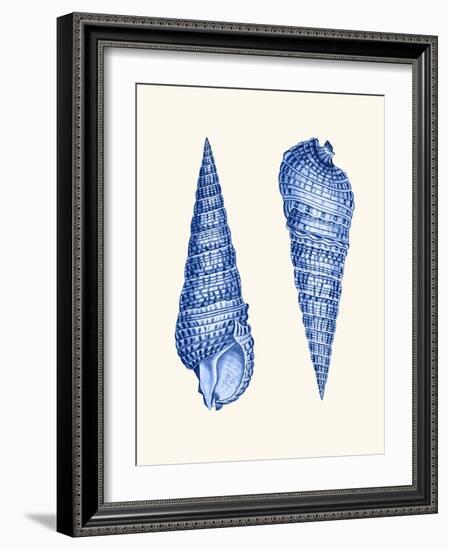 2 Blue Shells a-Fab Funky-Framed Art Print