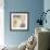 2 Cream Dahlias on Gray-Tom Quartermaine-Framed Giclee Print displayed on a wall