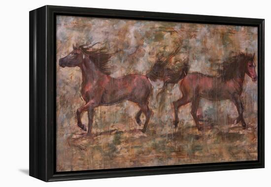 2 Horses-Marta Gottfried-Framed Premier Image Canvas