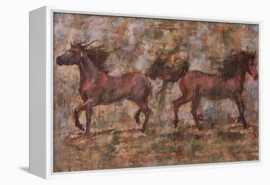 2 Horses-Marta Gottfried-Framed Premier Image Canvas