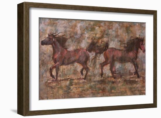 2 Horses-Marta Gottfried-Framed Giclee Print