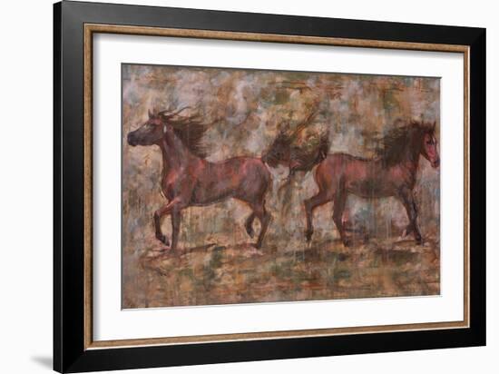 2 Horses-Marta Gottfried-Framed Giclee Print