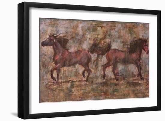 2 Horses-Marta Gottfried-Framed Giclee Print