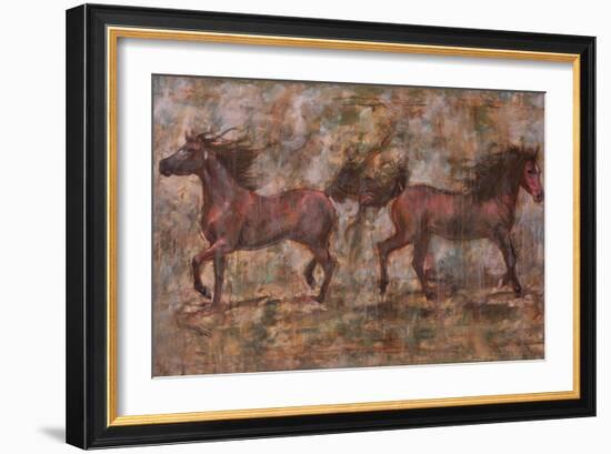 2 Horses-Marta Gottfried-Framed Giclee Print