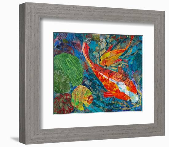 2 Koi-null-Framed Premium Giclee Print