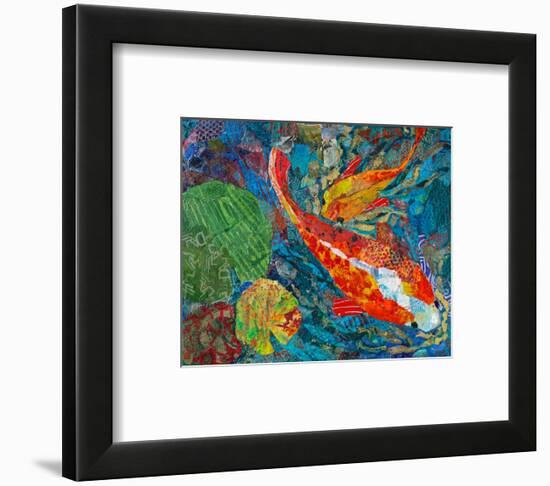 2 Koi-null-Framed Art Print