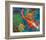 2 Koi-null-Framed Art Print