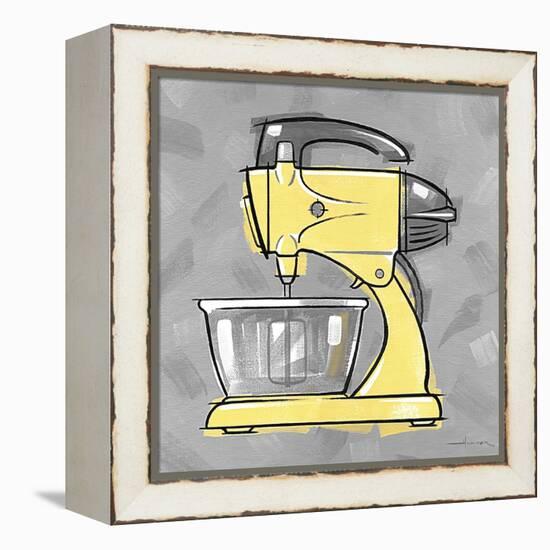 2-Mixer Yellow-Larry Hunter-Framed Premier Image Canvas