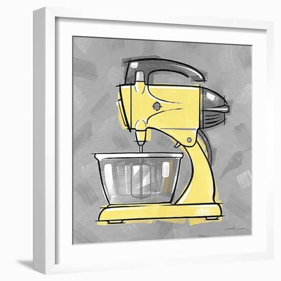 2-Mixer Yellow-Larry Hunter-Framed Giclee Print