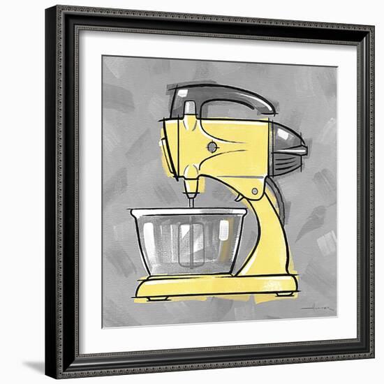 2-Mixer Yellow-Larry Hunter-Framed Giclee Print
