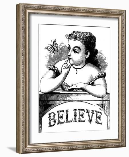 2 of 2 Believe in Thee-Ricki Mountain-Framed Art Print