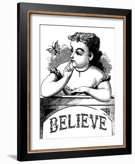 2 of 2 Believe in Thee-Ricki Mountain-Framed Art Print