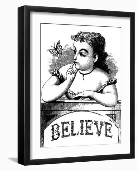 2 of 2 Believe in Thee-Ricki Mountain-Framed Art Print