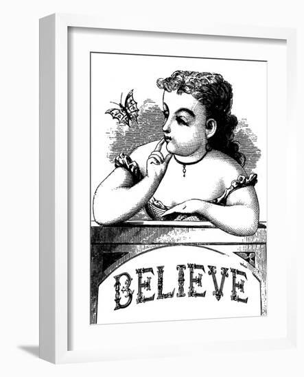 2 of 2 Believe in Thee-Ricki Mountain-Framed Art Print