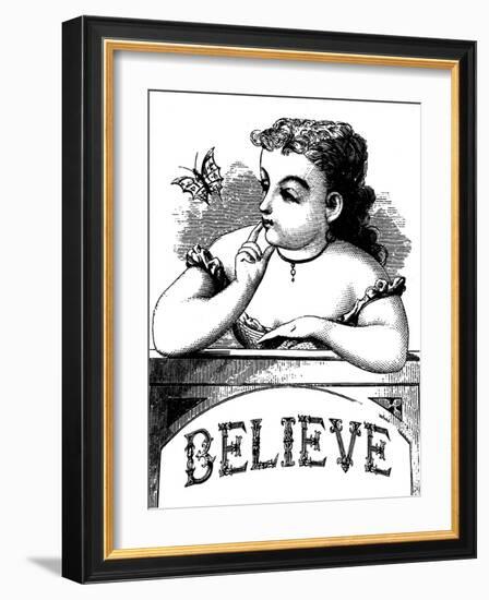 2 of 2 Believe in Thee-Ricki Mountain-Framed Art Print