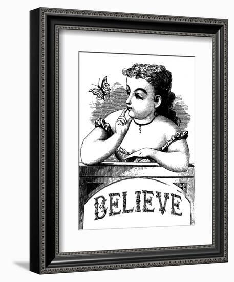 2 of 2 Believe in Thee-Ricki Mountain-Framed Art Print