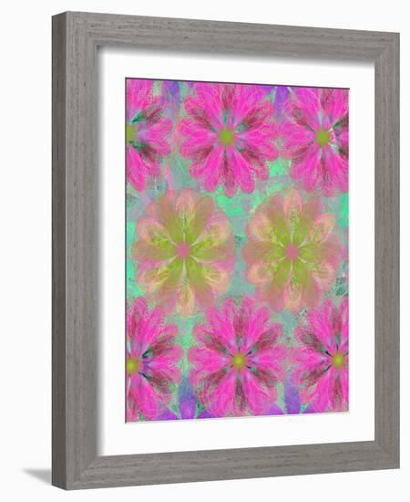 2 of 22 abstract art Circle Color Decor 3 D E-Ricki Mountain-Framed Art Print