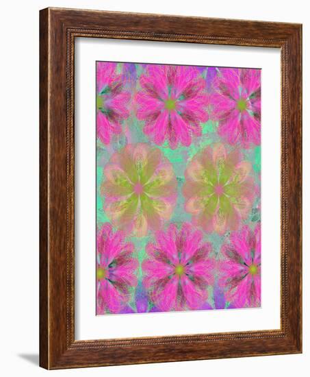 2 of 22 abstract art Circle Color Decor 3 D E-Ricki Mountain-Framed Art Print