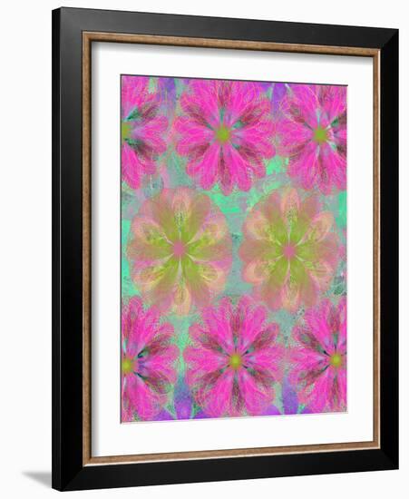 2 of 22 abstract art Circle Color Decor 3 D E-Ricki Mountain-Framed Art Print