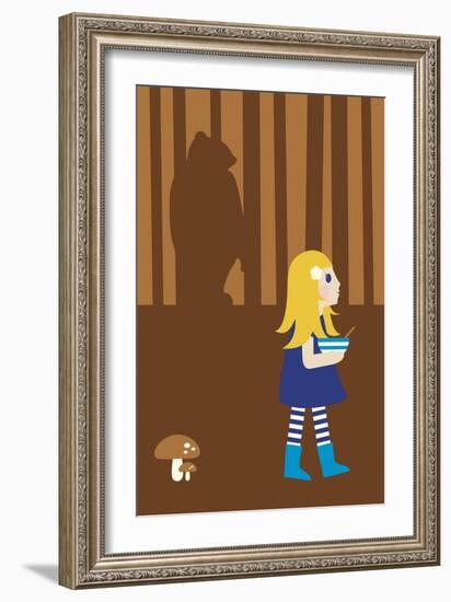 2 Owls-Dicky Bird-Framed Giclee Print