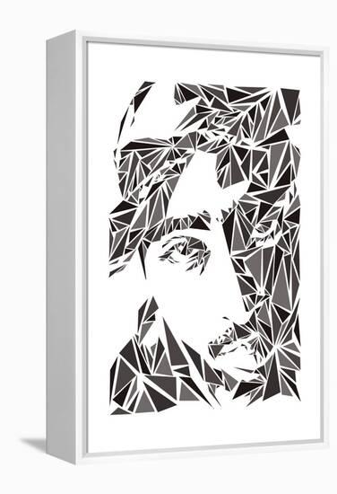 2 Pac-Cristian Mielu-Framed Stretched Canvas