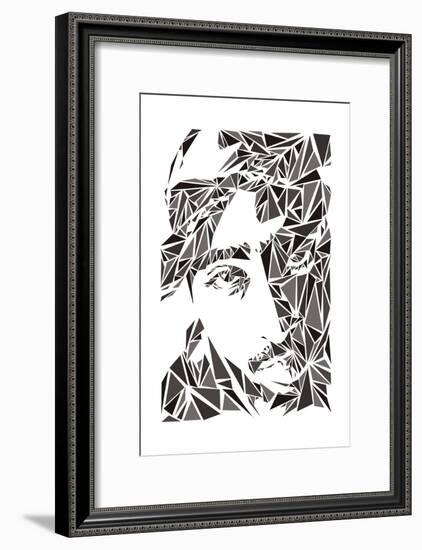 2 Pac-Cristian Mielu-Framed Art Print