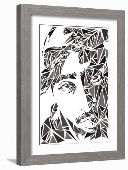 2 Pac-Cristian Mielu-Framed Premium Giclee Print