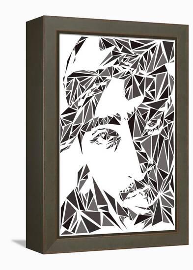 2 Pac-Cristian Mielu-Framed Stretched Canvas