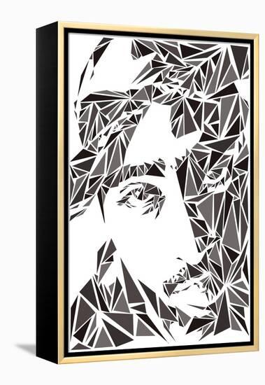 2 Pac-Cristian Mielu-Framed Stretched Canvas