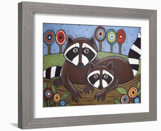 2 Raccoons-Karla Gerard-Framed Giclee Print